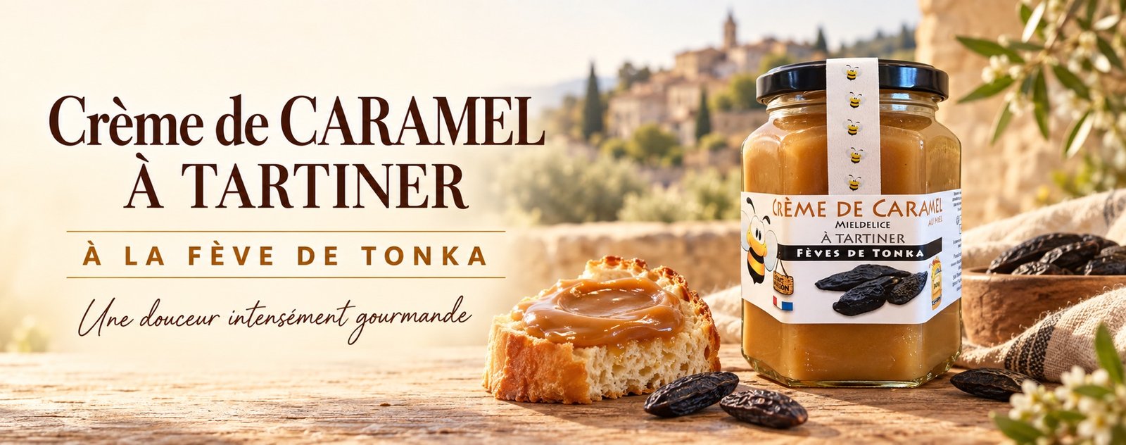 Bandeau Crème de Caramel Tonka Mieldelice