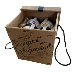 Panier gourmand Crèmes de nougat 4 pots