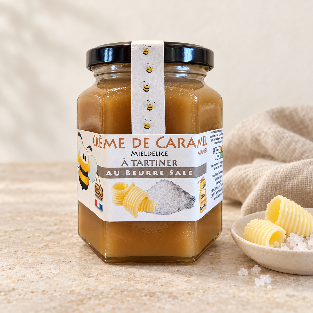 Creme de caramel Beurre Salé Mieldelice
