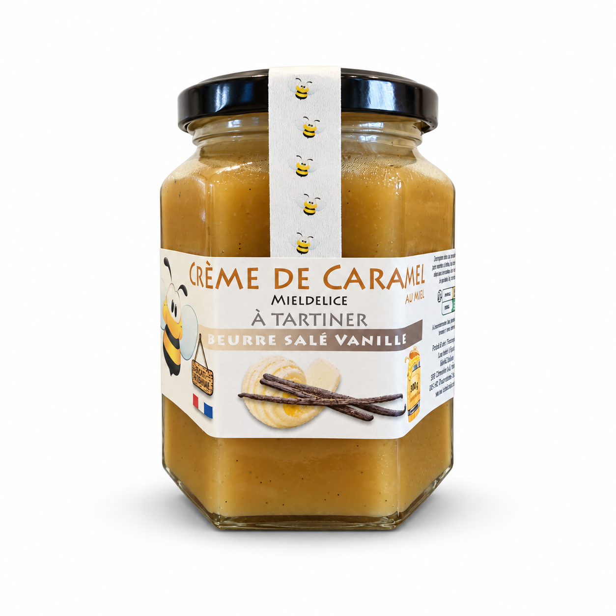 Creme de Caramel Beurre salé Vanille Mieldelice