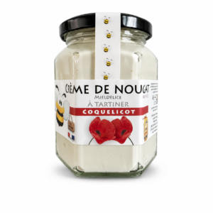 Creme de nougat Coquelicot Mieldelice