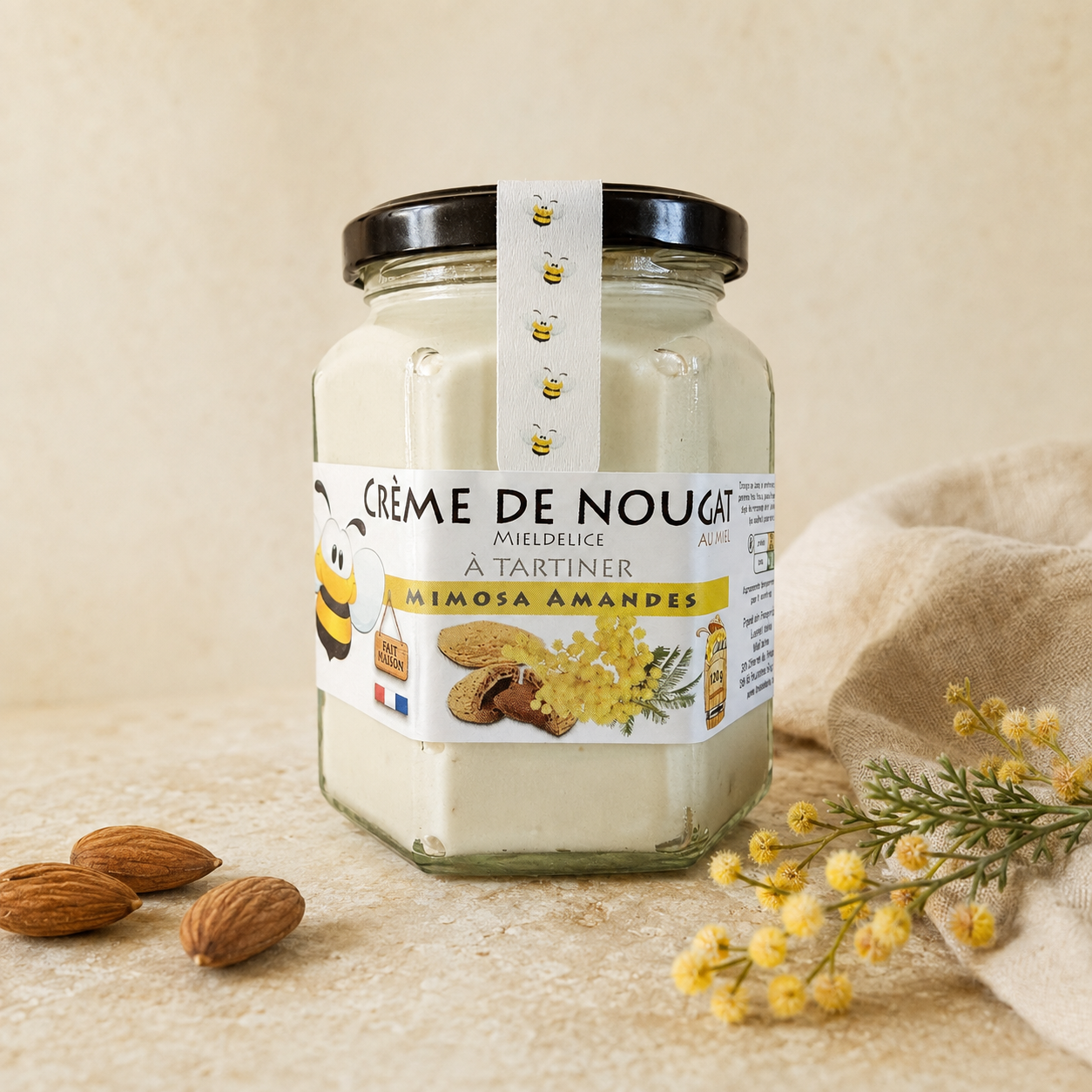 Crème de nougat Mimosa Mieldelice