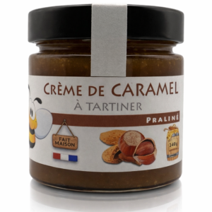 Crème Caramel Pralinée de Mieldelice.fr