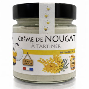 Crème de nougat au Mimosa de Mieldelice.fr