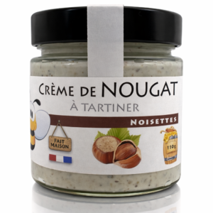 Crème de nougat aux Noisettes de Mieldelice.fr