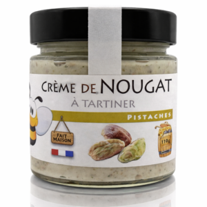 Crème de nougat aux Pistaches de Mieldelice.fr
