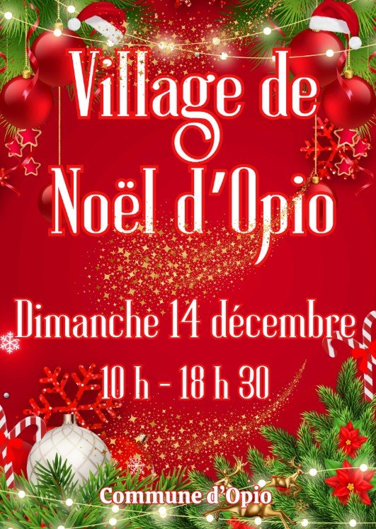 Marché de Noel d'Opio