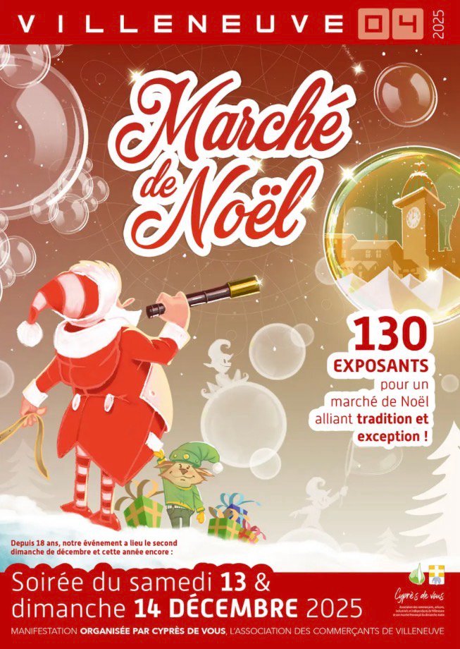 Marché de Noel de Villeneuve Loubet