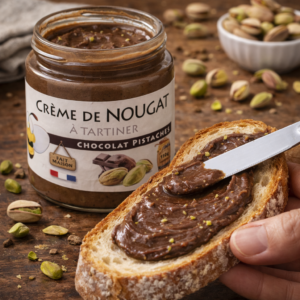 Crème de nougat Chocolat Pistaches Mieldelice