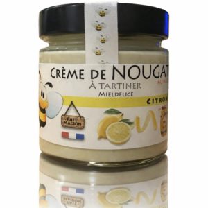 Creme de nougat au citron Mieldelice