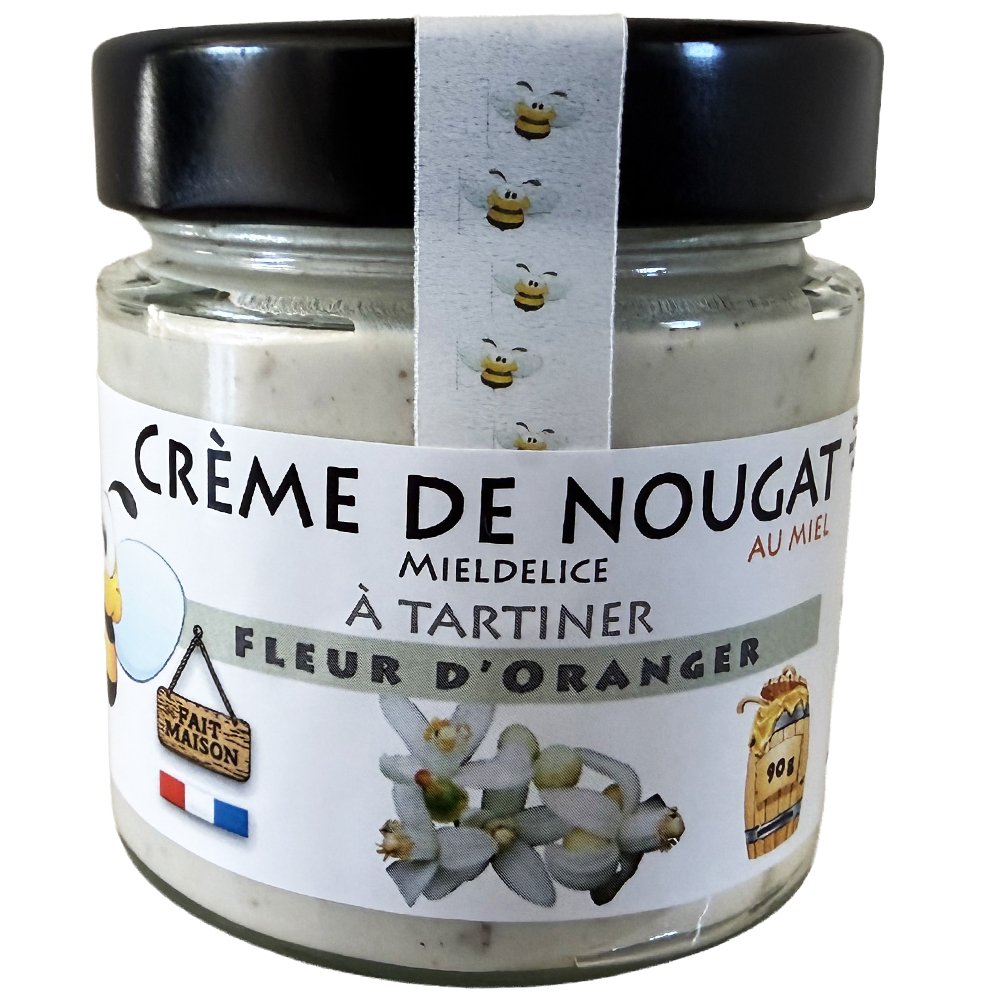 Crème de nougat à la fleur d'oranger Mieldelice
