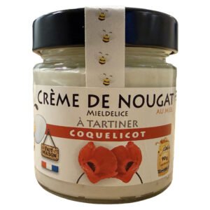 Creme de nougat Coquelicot Mieldelice