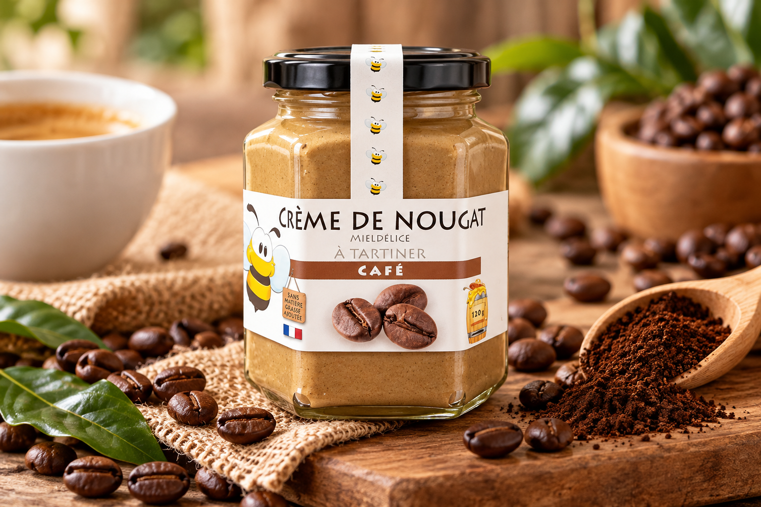 Crème de nougat au café 2
