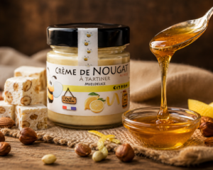 Creme de nougat citron et miel de Mieldelice