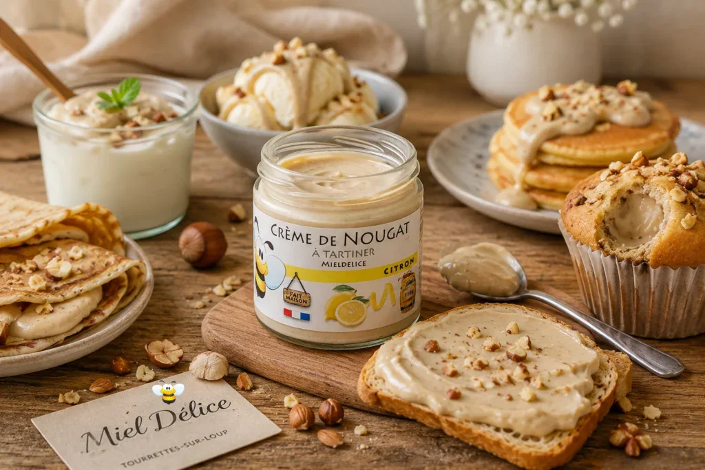 10 idées recettes avec de la creme de nougat Mieldelice