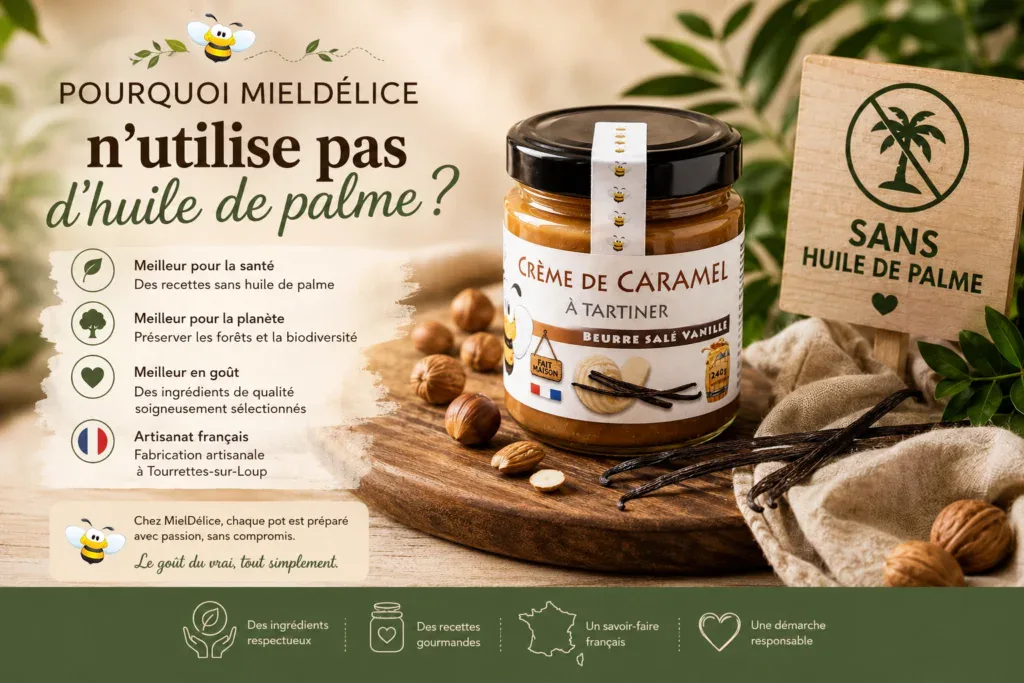 pourquoi mieldelice n'utilise pas d'huile de palme