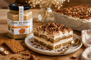 Recette de tiramisu a la crème de nougat MielDelice